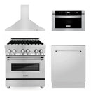 ZLINE 30 " Package Range RA30, Range Hood KB, Microwave MWD-1 , Dishwasher DWV-24,  4KP-RARH30-MWDW