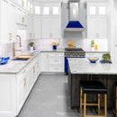 ZLINE 30" Snow Finish Wall Range Hood, Blue Gloss Shell, 8654BG-30