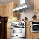 ZLINE 30" Stainless Steel Wall Range Hood, 597-30