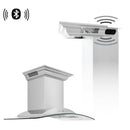 ZLINE 30" Wall Range Hood, Stainless, Bluetooth Speakers, KNCRN-BT-30