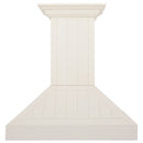 ZLINE 30" Wooden Wall Mount Range Hood in Cottage White, KPTT-30