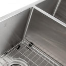 ZLINE 33" Undermount Double Bowl Sink, Stainless Steel, SR50D-33