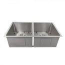 ZLINE 33" Undermount Double Bowl Sink, Stainless Steel, SR50D-33