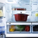ZLINE 36" 21.6 cu. ft French Door Refrigerator with Water and Ice Dispenser in  Stainless Steel RFM-W-36-BS