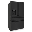 ZLINE 36" 21.6 cu. ft French Door Refrigerator with Water and Ice Dispenser in  Stainless Steel RFM-W-36-BS