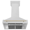 ZLINE 36" Autograph Edition Fingerprint Resistant Stainless Steel Range Hood 8654SNZ-36-G