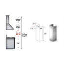 ZLINE 36" Chimney Extension for 9'-10' Ceilings, 1PCEXT-696-304