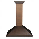 ZLINE 36" Hand-Hammered Copper Finish Wall Range Hood, 8KBH-36