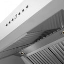 ZLINE 36" Professional Wall Range Hood, Built-in CrownSound® Bluetooth Speakers, 697CRN-BT-36