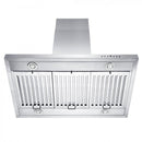 ZLINE 36" Remote Dual Blower Stainless Island Range Hood, GL2i-RD-36