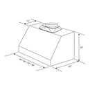 ZLINE 36" UNDER CABINET RANGE HOOD (523-36)