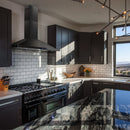 ZLINE 42" Wall Range Hood in Black Stainless Steel, BSKBN-42