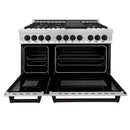 ZLINE 48" Autograph Edition, Dual Fuel Range, RAZ-48-MB