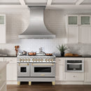 ZLINE 48" Autograph Edition, Dual Fuel Stainless Steel Range, RAZ-48-G