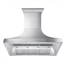 ZLINE 48" Designer Snow Stainless Finish Wall Range Hood, 8632S-48