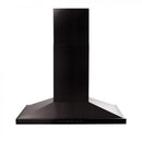 ZLINE 48" Island Range Hood in Black Stainless Steel, BSGL2iN-48