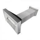 ZLINE 48" Snow Finish Wall Range Hood, Black Matte Shell, 8654BLM-48