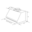 ZLINE 48" Under Cabinet Stainless Steel Range Hood 527-48