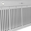 ZLINE 48" White Matte Range Hood, Stainless Steel Handle KB4SNX-WM-48