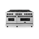 ZLINE 60" Autograph Edition, 7.4 cu. ft. Dual Fuel Range, RAZ-60-MB