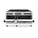 ZLINE 60" Autograph Edition, 7.4 cu. ft. Dual Fuel Range, RAZ-WM-60-MB