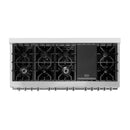 ZLINE 60" Professional Dual Fuel Range with Blue Matte Door, RA-BM-60