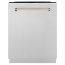 ZLINE Autograph Edition 24" Tall Tub Dishwasher DWMTZ-304-24-CB