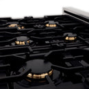 ZLINE Autograph Edition 36" Dual Fuel Range, Gold Accents, RAZ-36-G