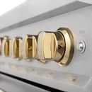 ZLINE Autograph Edition 36" Dual Fuel Range, Gold Accents, RAZ-36-G