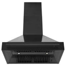 ZLINE Black Stainless Steel Range Hood with Black Stainless Steel Handle - BS655-30-BS
