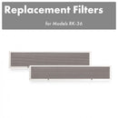 ZLINE Charcoal Filters (Set of 2) for 36" Under Cabinet Range Hoods, CF-RK-36