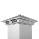 ZLINE Professional Island Mount Range Hood in Stainless Steel with Built-in CrownSound® Bluetooth Speakers 597iCRN-BT-36