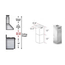 ZLINE Short Kit for Ceilings Under 8' ISLAND, SK-GL5i