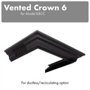 ZLINE Vented Crown Molding Profile 6 for Wall Range Hood, CM6V-KBCC