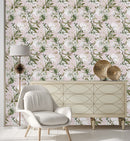 Modish Gentle Floral Wallpaper Vogue