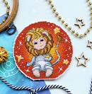 Zodiac Signs. Leo SR-705 Plastic Canvas Counted Cross Stitch Kit
