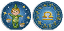 Zodiac Signs. Libra SR-703 Plastic Canvas Counted Cross Stitch Kit
