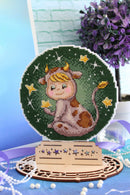 Zodiac Signs. Taurus SR-699 Plastic Canvas Counted Cross Stitch Kit