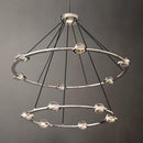 Zohar 2 Tier Round Chandelier