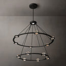 Zohar 2 Tier Round Chandelier