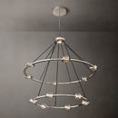 Zohar 2 Tier Round Chandelier