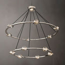 Zohar 2 Tier Round Chandelier
