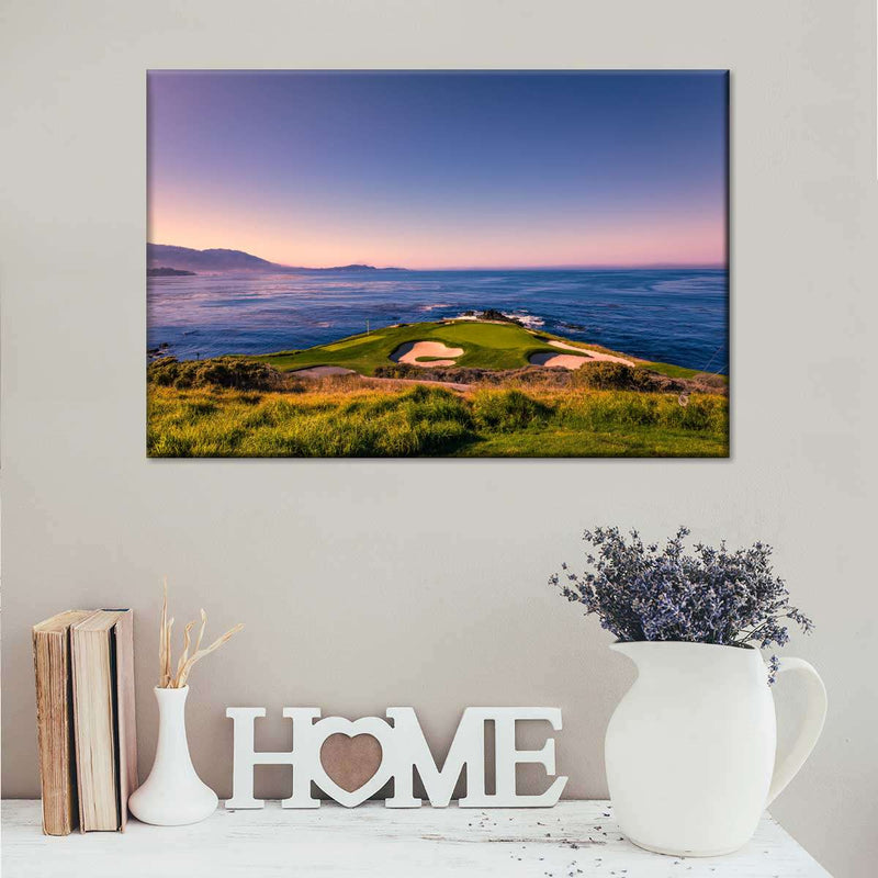 Pebble Beach Blue Sky Wall Art