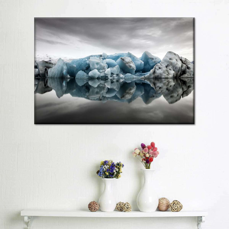 Glacier Lake Reflection Wall Art