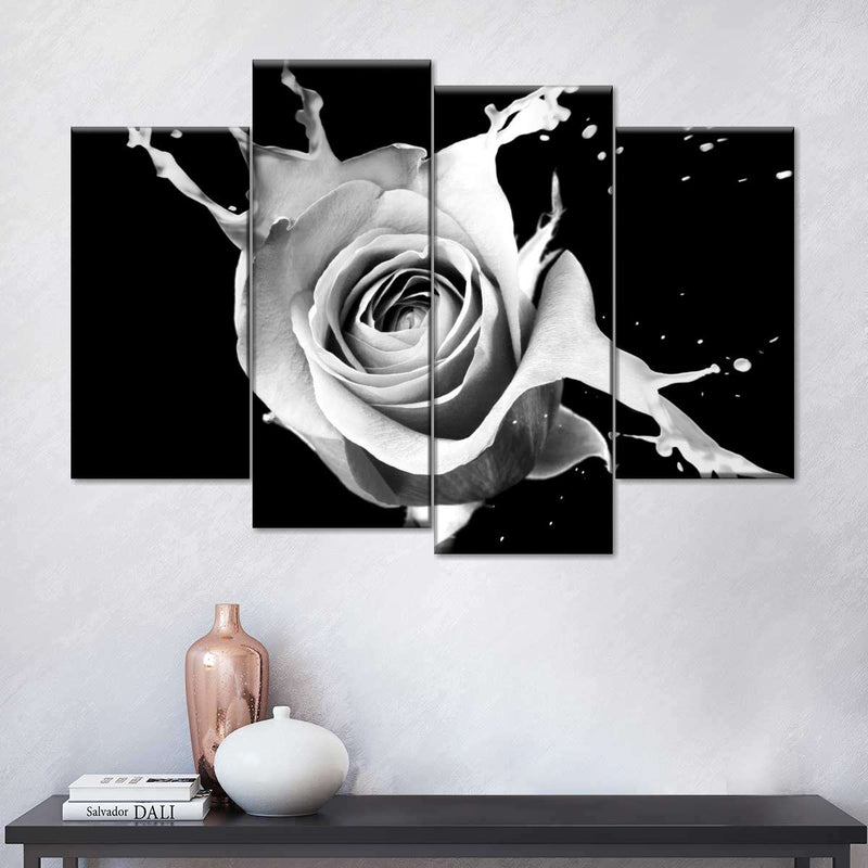 Rose Splash Wall Art