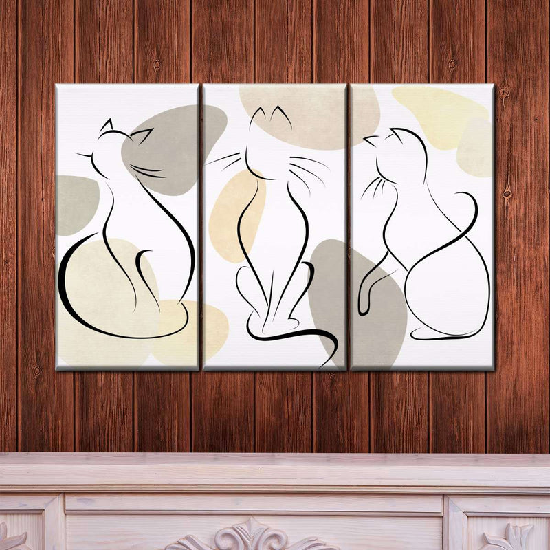 Minimalist Cats Wall Art