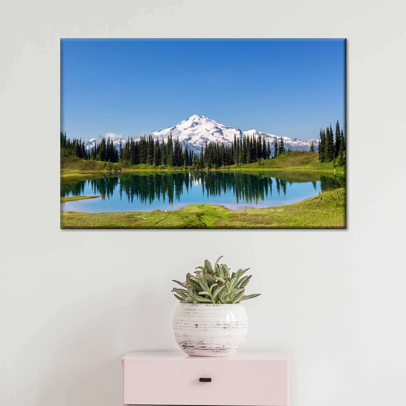 Mount Rainier Little Lagoon Wall Art