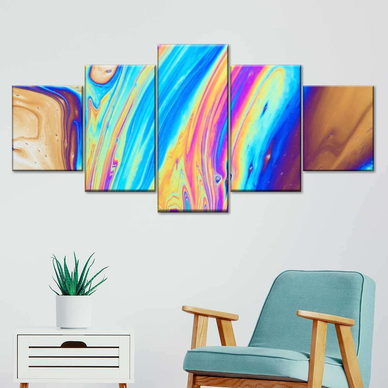 Oil And Water Abstract Wall Art