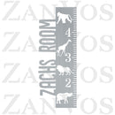 Zoo Animals Growth Chart
