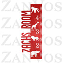 Zoo Animals Growth Chart